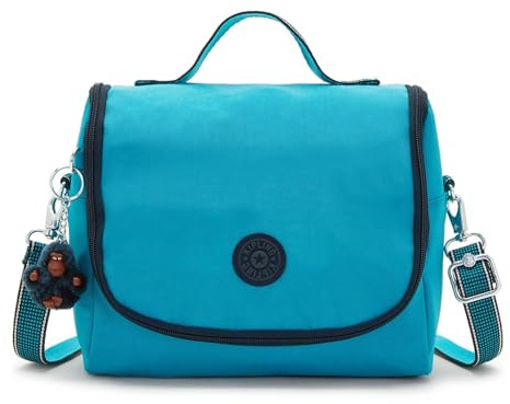 Kipling NEW KICHIROU, Borsa da Pranzo Termica, Capacità 6 L, 23 cm, Green Cool C