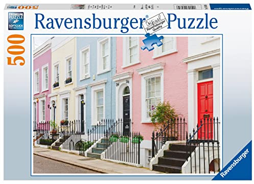 Ravensburger Puzzle 16985 Bunte Stadthäuser in London 500 Teile Puzzle