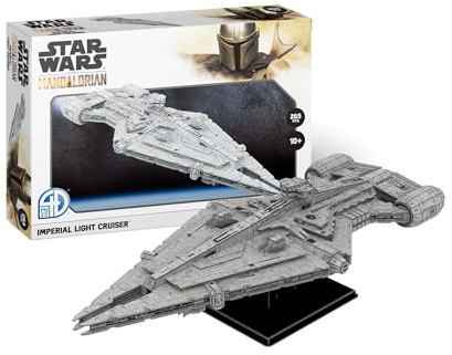 Revell The Mandalorian Kartonmodellbausatz I Detailgetreuer Modelbausatz des Imperial Light Cruiser I für Jung und Alt I 265 Teile I für Star Wars Fans I Ideale Geschenkidee für jeden Anlass