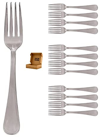 Tenedores de Mesa Oxford - Envio 24 H - Cubiertos Elegantes de Acero inoxidable - Alar Cok - Seleccionado y Enviado por Cosecha Privada (12 Tenedores de Mesa)