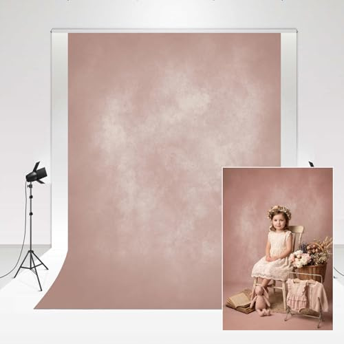 Kate Fotohintergrund 1.5x2.2m/5x7ft Weiche Mikrofaser Neugeborene Baby Fotografie Requisiten Rosa Hochzeit Foto Shooting Studio Hintergrund Zusammenklappbare Hintergrundfarbe