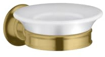 hansgrohe AXOR Montreux Seifenschale, 42033250, Farbe: Brushed Gold Optic