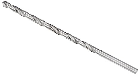 CoCud Brocas Helicoidales Extralarga, Diámetro de 9,5 mm, Longitud Total de 250 mm, Barrena Helicoidal de Acero de Alta Velocidad para Carpintería de Metal y Cobre