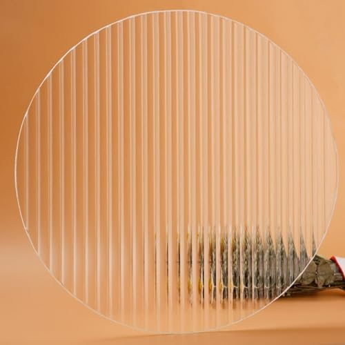 SYUFRE Tapa De Cristal para Mesa Redonda Tablero De Vidrio Redondas Vidrio Templado Transparente para Mesa De Comedor Diámetro 35cm ~ 100cm para Mesa De Comedor Cocina Jardín (Size : Ø 80cm(32Inch))