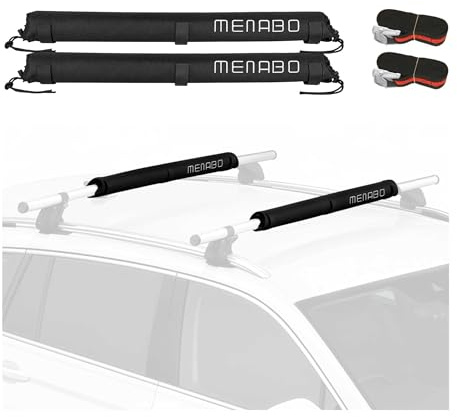 Menabo Surfbretträger Dachträger Softdach Windsurf Pad Kajak Snowboard 2X