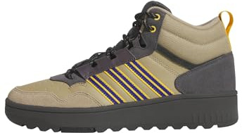 adidas Unisex Hoops 4.0 MID Shoes, Supplier Colour/semi Lucid Blue/Grey strata, 9 UK