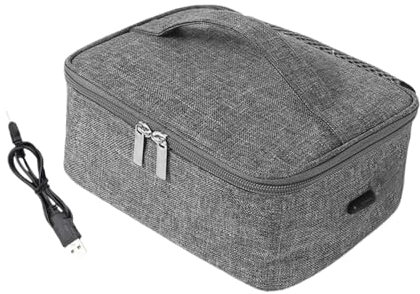 Colcolo Scaldavivande Mini Forno Portatile USB Borsa Termica per Alimenti, Comodo, Scaldavivande, Lunch Box Riscaldato da Viaggio per Picnic Ufficio, Classico