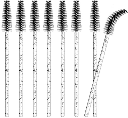50 Pièces Brosses à Cils Jetables (Black)