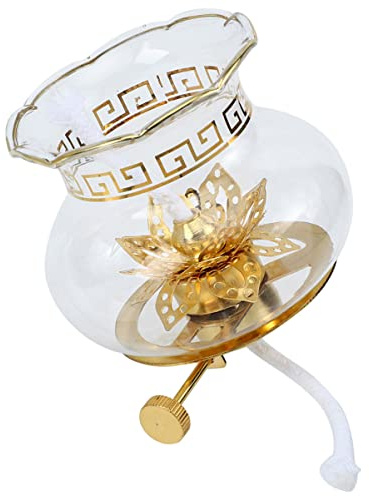 UKCOCO Desktop Oil Lamp Cover Antivento Per Lampade Decorativo e Accessorio Per Candelabri Buddhista Per e