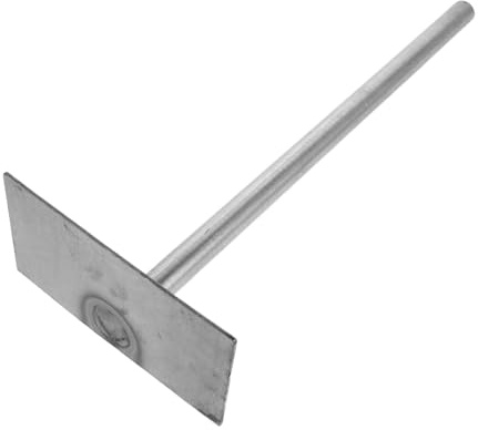 iplusmile Râteau à Cendres Acier Manganèse Robuste Manche Long Outil pour Nettoyage de Cheminée Foyer Barbecue et Poêle