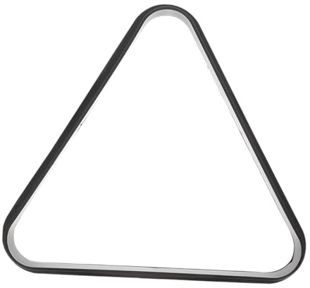 Soporte Triangular de Billar para Bolas, Plástico Negro Resistente