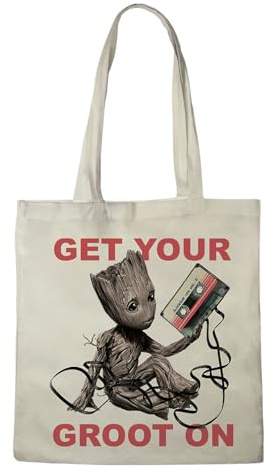 Elbenwald Jutepåse – olika filmmotiv och färger 38 x 41 cm bomull, Guardians of the Galaxy, Einheitsgröße