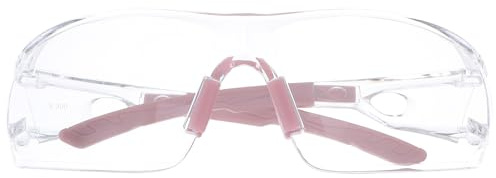 COLLBATH Lunettes de Sécurité Coupe-Vent Transparentes Anti-Buée pour Femmes Protection Oculaire Résistante aux Éclaboussures Lunettes de Chantier Légères pour Moto et Activités