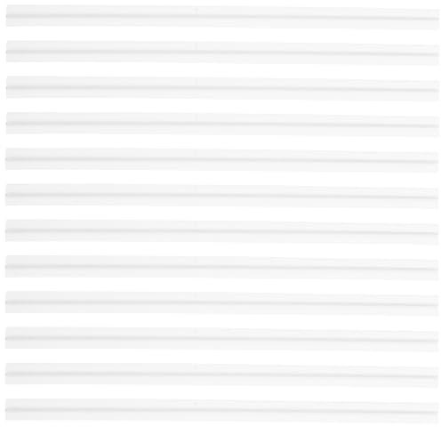 NUOBESTY 1000 Attaches Torsadées en Papier Kraft Blanc 8 CM pour Paquet Bonbons – Accessoires Pratiques pour Emballage et Fêtes