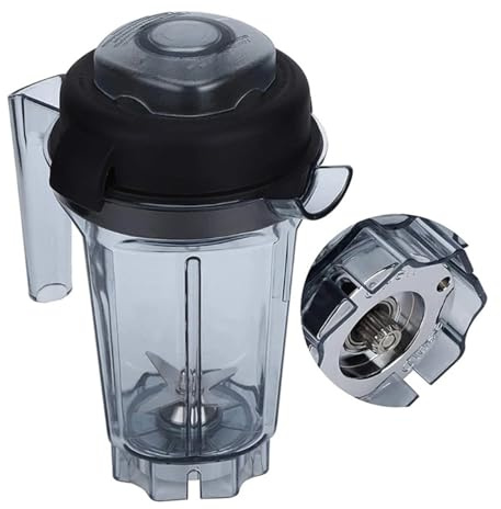MWCEKDMUG Recipiente For Licuadora, Mezclador, Vaso, Recipiente For Licuadora con Tapa De Cuchilla, Material Plástico, Compatible con Vitamix, Licuadora De 32 Oz