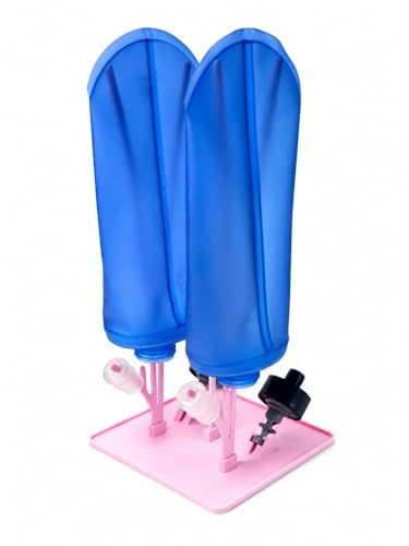 Générique Support de Séchage Noir pour Flasque Souple Running & Trail – Égouttoir Compatible Salomon, Hydrapak, Decathlon – Séchoir Hygiénique pour Soft Flask 250ml & 500ml – Anti Odeur & Moisissure | Séchage optimal, démontable