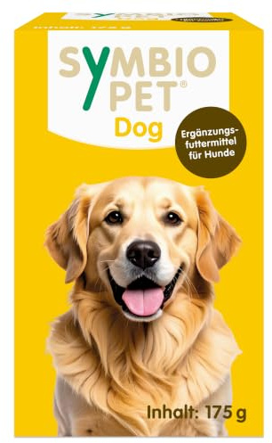 SymbioPet Dog Probiotika für den Hund, 175 g Pulver | Ergänzungsfuttermittel zur Pflege einer gesunden Darmflora, für Hunde jeden Alters