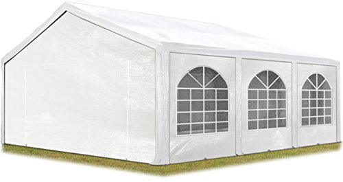 Carpa de Fiesta 5x6 m Carpa para Fiestas Carpa de Lona PE 450 N Carpa de jardín Carpa para Fiestas Blanca Impermeable