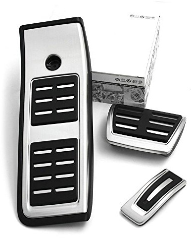 Audi 8W1064205A Pedalkappen-Set für A4/S4 (B9 8W) Automatikgetriebe mit Fußstütze