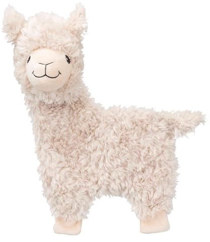 Trixie Hundespielzeug Lama-Plüschtier, zum gemeinsamen Spielen – 40 cm | Kuscheliger Spielgefährte aus weichem Plüsch – zum Schmusen, Tragen und Spielen für Welpen und erwachsene Hunde