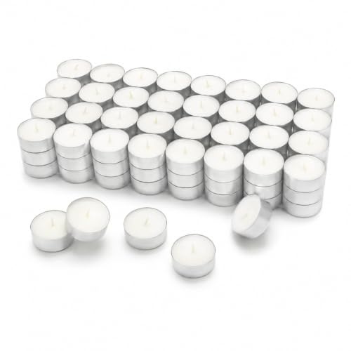 M.Professional Teelichter 8 Stunden Brenndauer 200er 400er 600er 800er 1000er Pack Gastronomie Kerzen Teelicht (400)