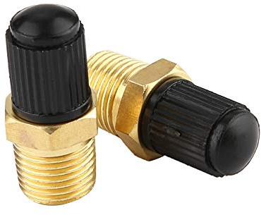 1 Pair Valve Air Compressor, 1/8 NPT MPT Brass Air Compressor Tank Fill Valve schrader valve to bsp