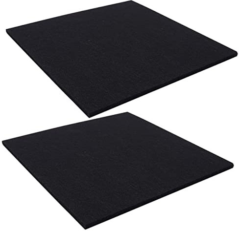 Garneck 2pcs Black Sound Absorbing Wall Panels Acoustic Soundproofing Padding for Noise Reduction, Sound Dampening Material Suitable for Home and Office Walls