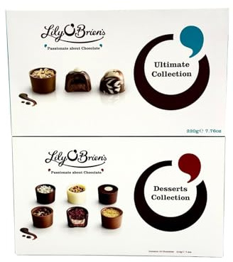 Lily Obriens Chocolate Ultimate Collection and Desserts Collection,Christmas,Birthday, Congratulations Thank You