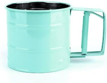 Tamis à pâtisserie en maille fine, tamis à farine pour la cuisson, tamis en acier inoxydable pour la cuisson, tamis à double couche à maille fine, tamis à farine à manivelle, tamis à manivelle à une