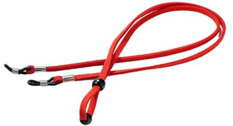 Brillenhalter Unisex – elastisches Brillenband | Band für Sportbrillen | Sonnenbrillengurte | verstellbare Sonnenbrillenhalterung | Brillenhalter, rot, Se référer au descriptif