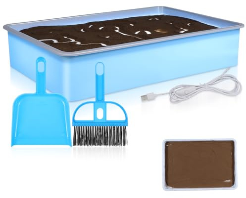 TOYANDONA 1 Set Di Tavolo Luminoso Per Dipingere Con La Sabbia Tavolo Luminoso In Plastica Per Bambini - Facile Da Usare - Include 1 Scatola E 2 Sacchetti Di Tavolo Luminoso Per Dipingere