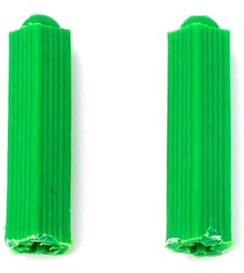 Schrauben- und Dübel-Set, Kunststoffdübel Dübel Spreizdübel Grün M6 Packung mit 25/50/100 Stück(50pcs M6)