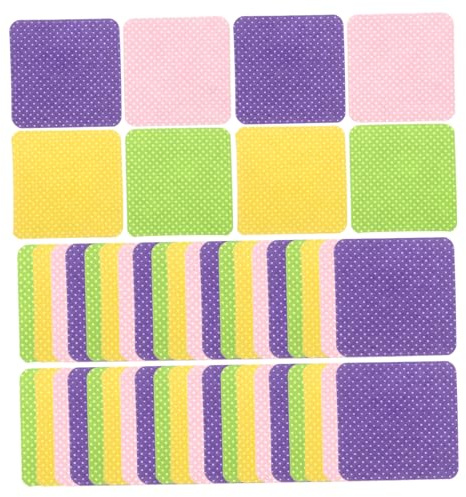 HONITANO Wiederverwendbare Nail Polish Remover Pads aus Weichem Stoff Fusselfreie Gel Nagelentferner Tücher Sanfte Nagelkleber Entferner Pads in Pastellfarben Mehrfach Waschbar und