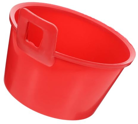 Gatuida Cucchiaio da Giardino in Plastica Resistente Mestolo Annaffiatoio Multifunzione per Irrigazione Orto e Cucina Superficie Liscia Facile da Pulire Capacità Colore Rosso Medio