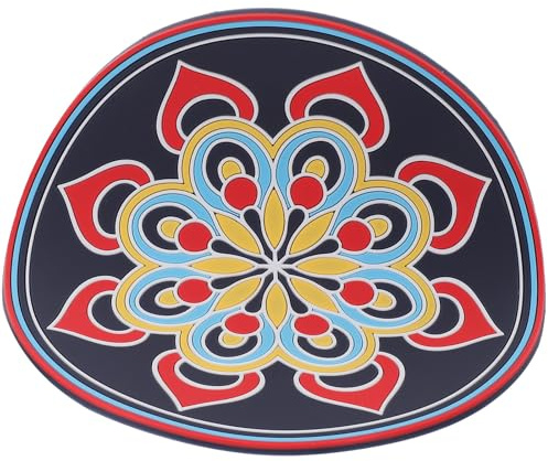 Mobestech Cuscino per Ciotola Sonora Materiale Comodo e Design Semplice, Tappetino per Ciotola Tibetana da Meditazione Musicale e Oggetto Religioso
