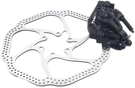 MTB-bromsar Mountainbike Dubbelkolvsdrift Skivbromsok Cykelbroms 160mm Rotor Cykeldelar(Front Brake HS1)