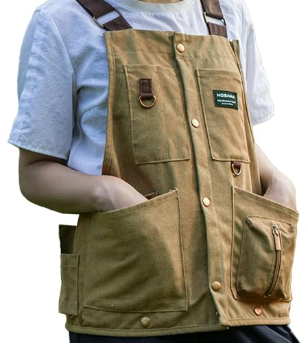 Generico Gilet da campeggio - Gilet da esterno con tasche,Grembiule da