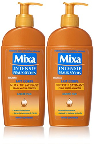 Mixa Intensif Sèches Nährmilch, seidig, mit Shea, 250 ml, 2 Stück