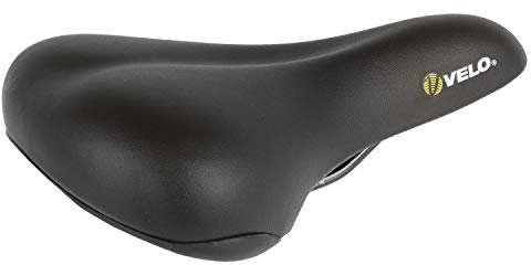 Velo Sadel plysch damer, 250 x 190 mm, svart