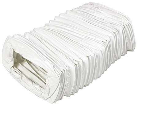 Blauberg UK Plastic PVC Flexible Hose Ducting for Extractor Fan, Cooker Hood, Domestic & Commercial Ventilation (204x60mm Dia - 3m Long)