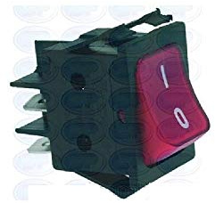 INTERRUTTORE BIPOLARE ROSSO 16A 250V 3319016