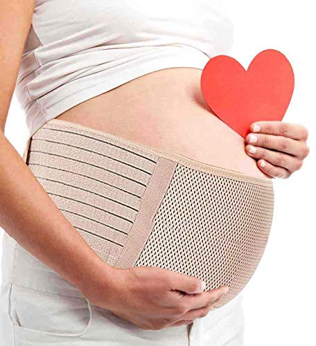 AIWITHPM Cinturón Apoyo Embarazada, Maternidad Faja, Premamá Banda - Aliviar el Dolor de Espalda, Ajustable