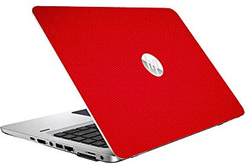 AlphaWraps Skin for HP EliteBook 840 G3 Laptop | Red Carbon | Protective and Durable Vinyl Decal wrap Cover | Made in The UK