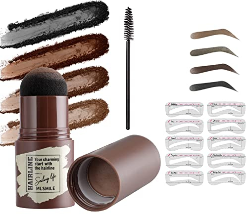 Timbri, Stampa del Sopracciglio, Impermeabile, with 10 Reusable Eyebrow Stencils (01)