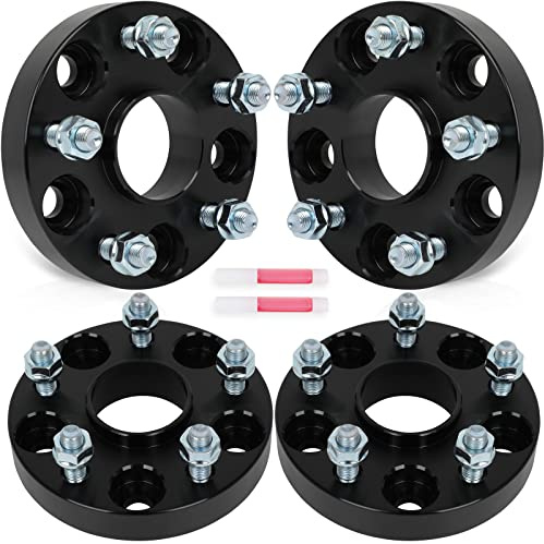 SCITOO 4Pcs 5x4.5 Wheel Spacers 1 inch Bore 60.1mm Studs 12x1.5 5 Lug Wheel Spacers Fit for Toyota for Lexus Scion XB RX300 UX200 RX350 IS200t GS400 GS450h RC350 IS350 IS300 SC400
