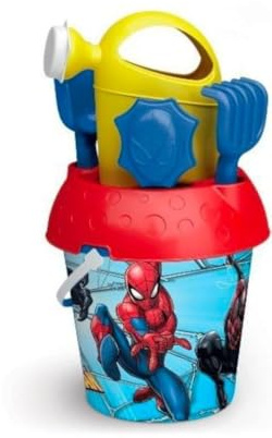 OISE ART STORE Trade Shop - Secchiello da Mare Spiderman Gioco da Spiaggia per Bambini con Diversi Accessori