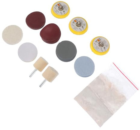 Supvox 1satz Glas Poliermittel Professionelles Auto Polierkit Mit Polierpulver Für Kratzerentfernung Einfache Anwendung Langlebig Und Kostensparend Für Glasreparatur Und