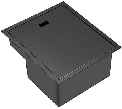 XJTNLB Fregadero Cocina 1 Seno Fregadero Pequeño de Acero Inoxidable, Lava Louça Cocina con Escurridor