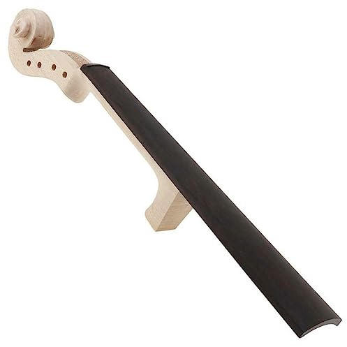 Violine Hals Ebenholz Griffbrett Violine DIY Kit 4 Saiten Violine Hals Geige Teile Ersatz Zubehör (Size : 1/4)