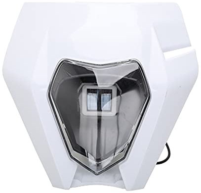 Motorrad Hauptscheinwerfer,Motorrad Scheinwerfer Motorrad Neuer Scheinwerfer-Scheinwerfer-Scheinwerfer-Lampenlicht-Passend Für EC-Excf SX SXF XC XCF XCW XCFW 125 150 250 300 350 450 530(Color:A.White)